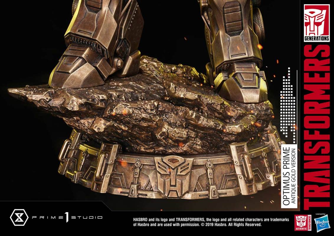 Transformers G1-Optimus Prime Antique Gold