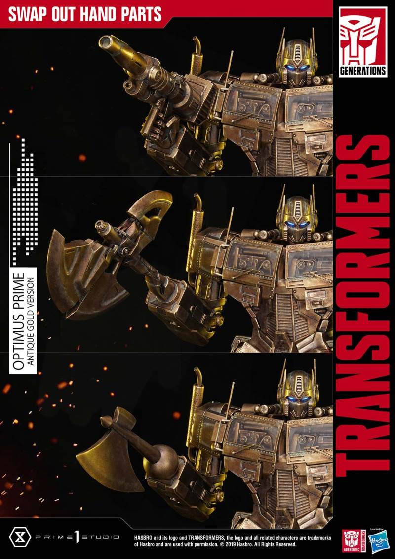 Transformers G1-Optimus Prime Antique Gold
