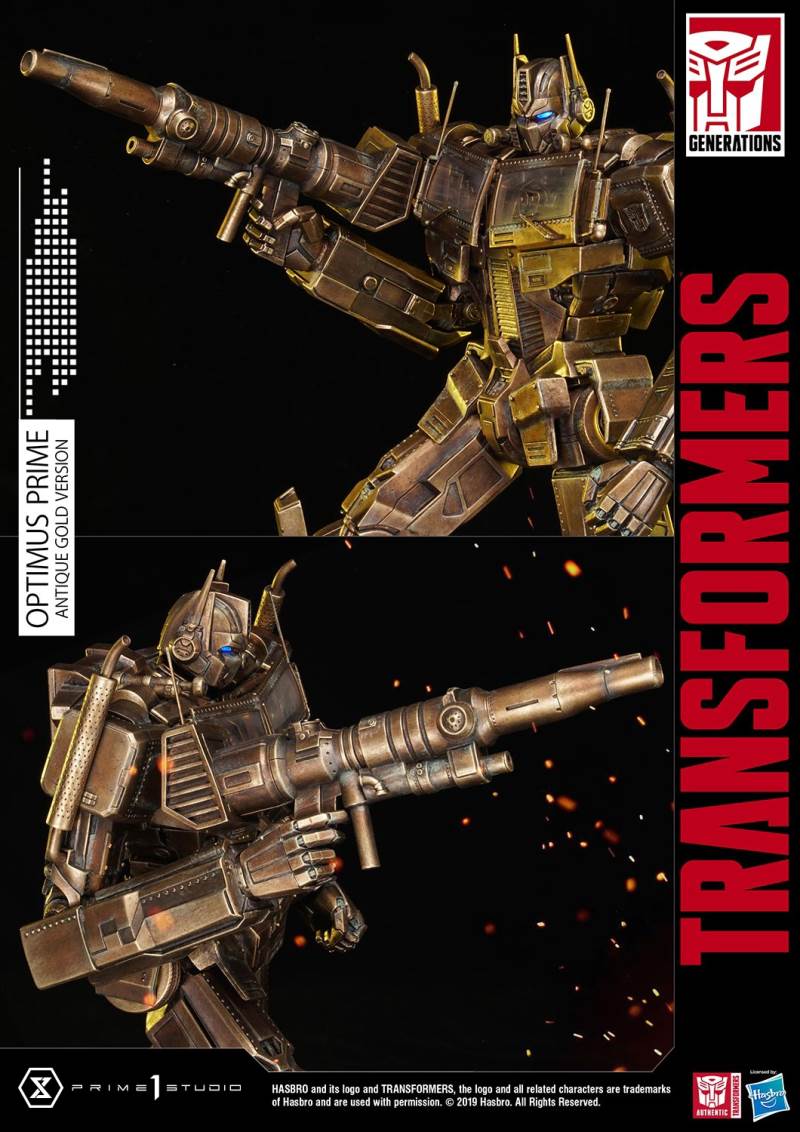 Transformers G1-Optimus Prime Antique Gold