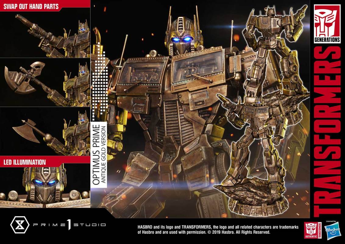Transformers G1-Optimus Prime Antique Gold