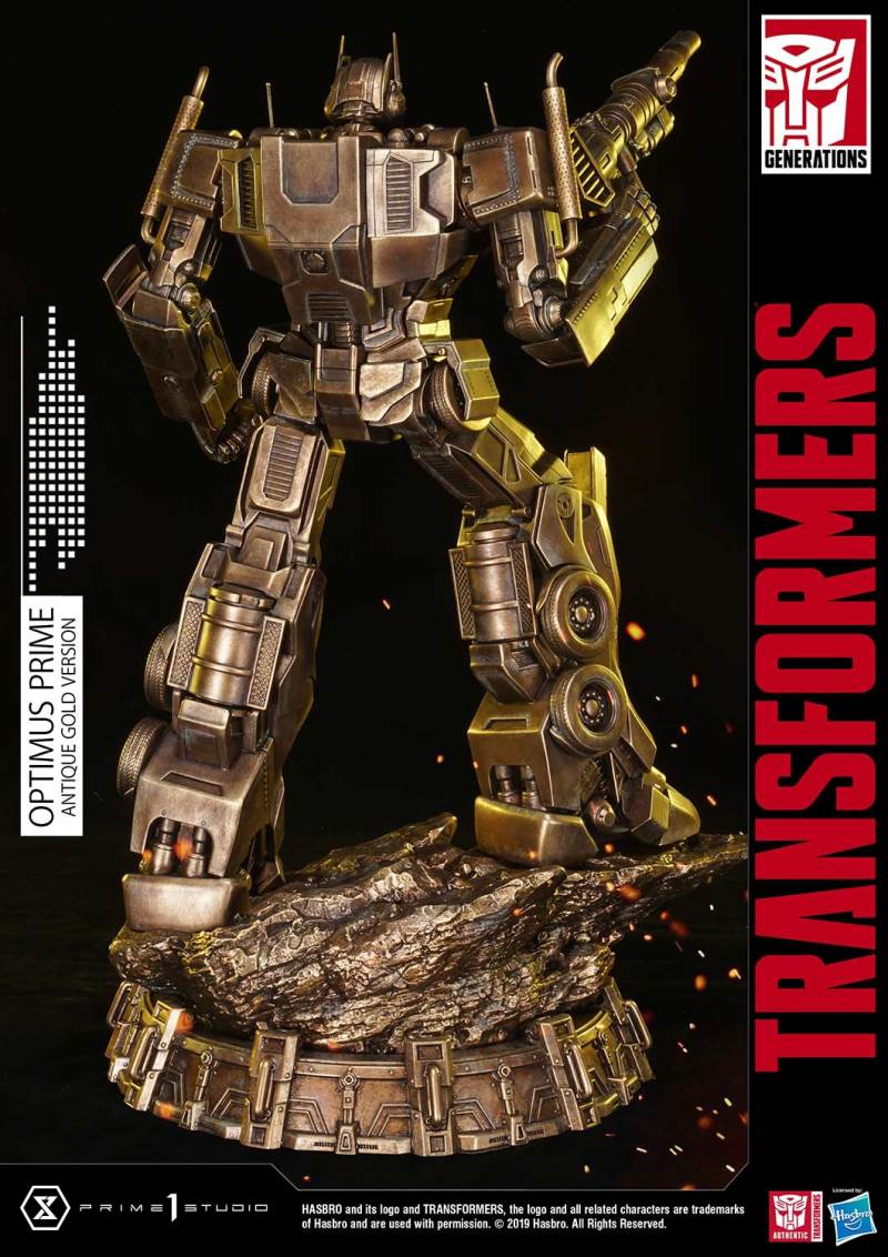 Transformers G1-Optimus Prime Antique Gold