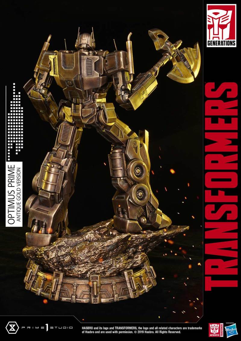 Transformers G1-Optimus Prime Antique Gold
