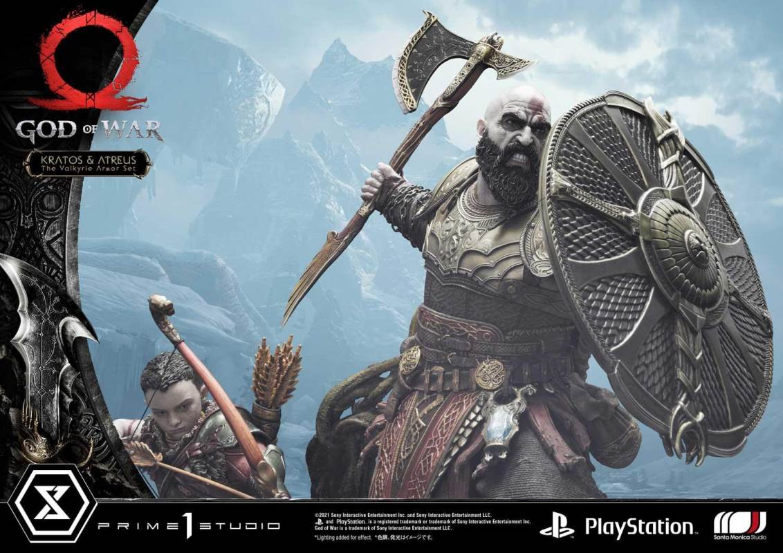 God of War Kratos & Atreus The Valkyrie Armor Set