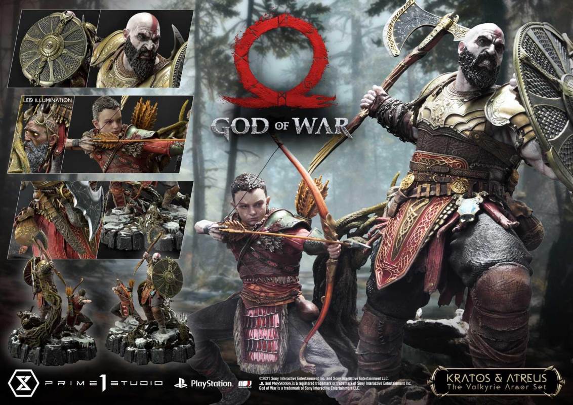 God of War Kratos & Atreus The Valkyrie Armor Set