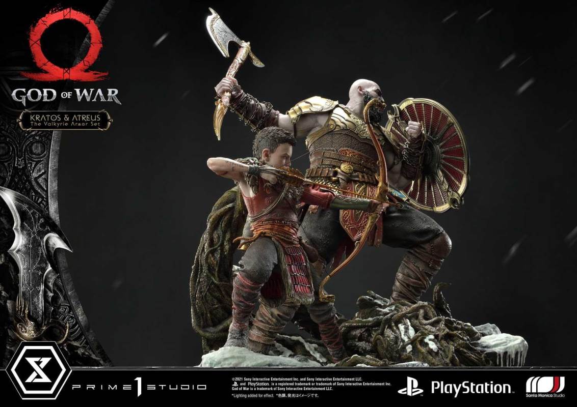 God of War Kratos & Atreus The Valkyrie Armor Set