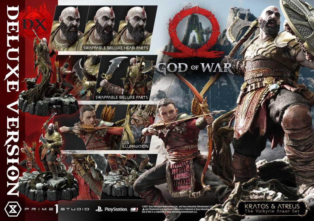 God of War Kratos & Atreus The Valkyrie Armor SetDeluxe Version