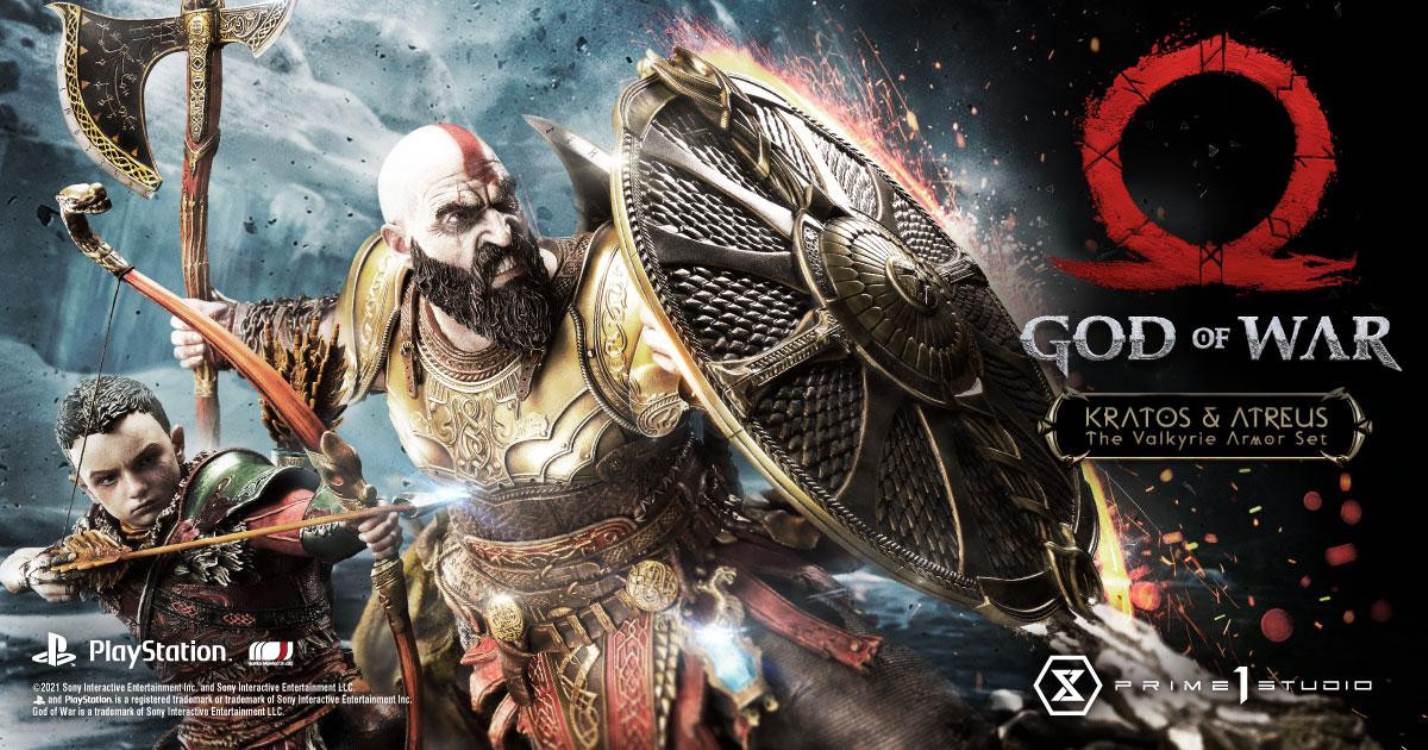 God of War Kratos & Atreus The Valkyrie Armor SetDeluxe Version