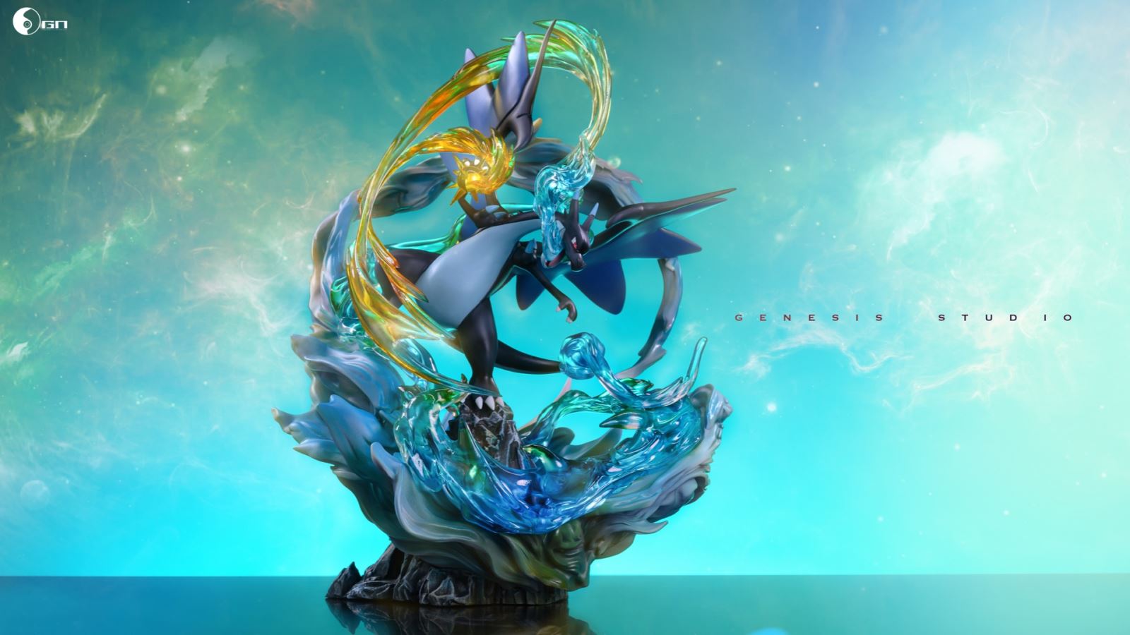 Fire-breathing Dragon-Shadow of Blue Flame