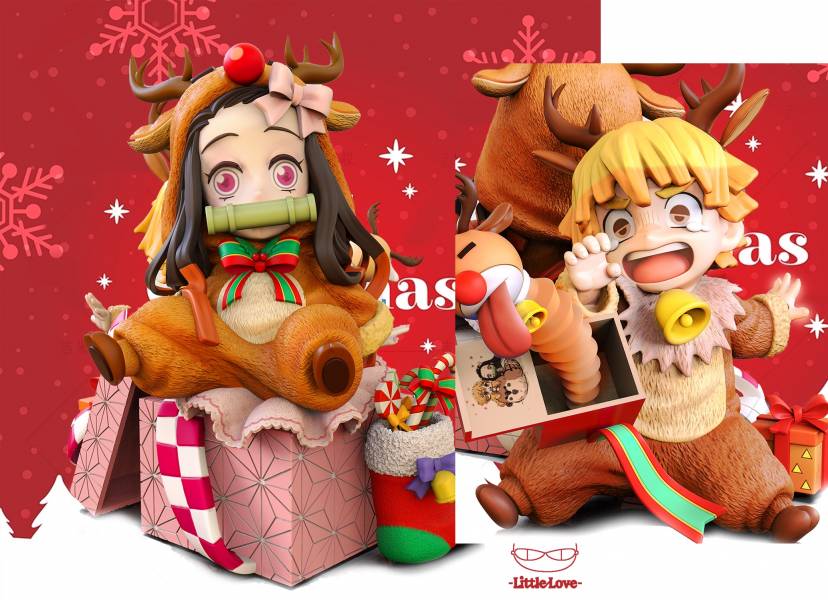 Zenitsu & Nezuko - Demon Slayer