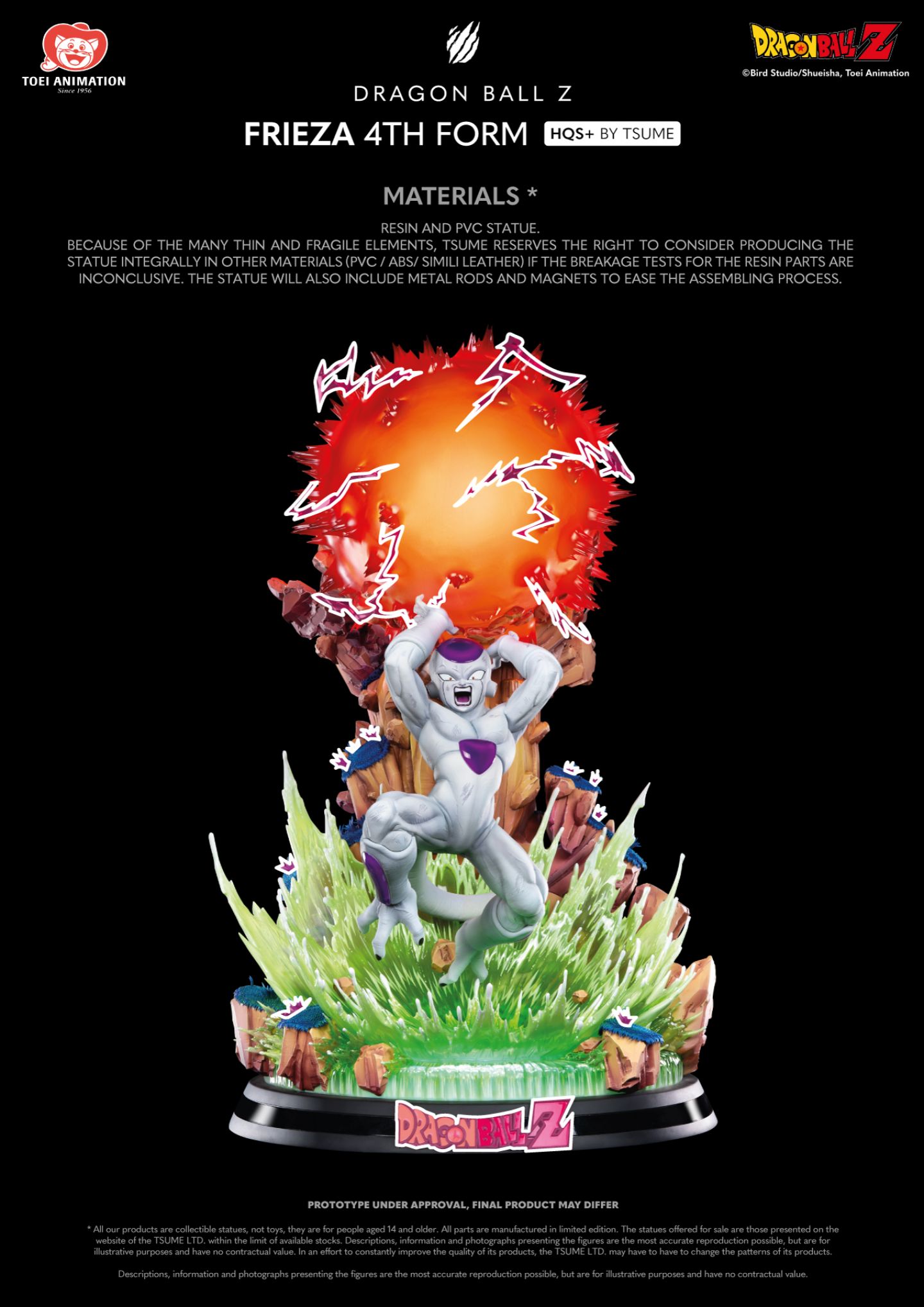 Dragon Ball Z - Freeza Fourth Form HQS + 1/4