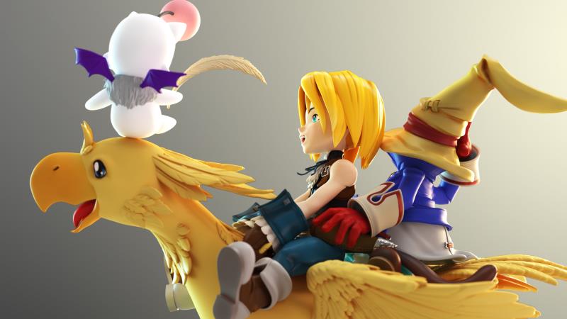 Final Fantasy IX Chocobo team 1 : Zidane & ViVi 