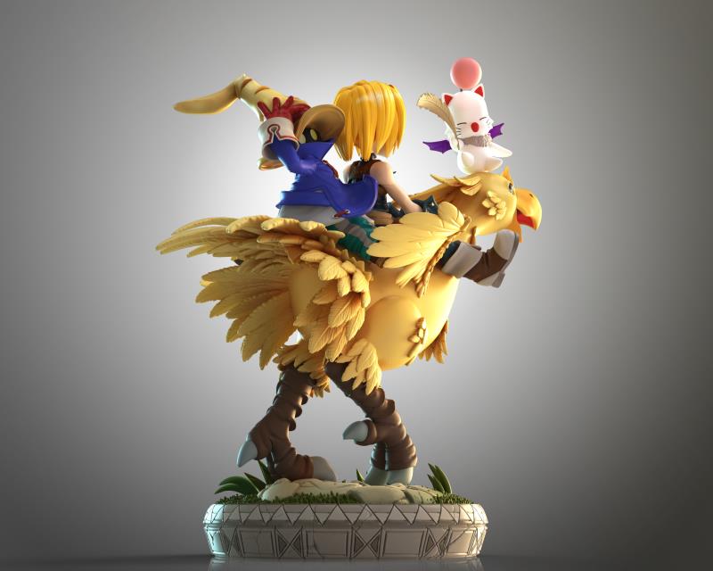 Final Fantasy IX Chocobo team 1 : Zidane & ViVi 