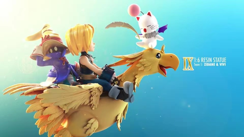 Final Fantasy IX Chocobo team 1 : Zidane & ViVi 