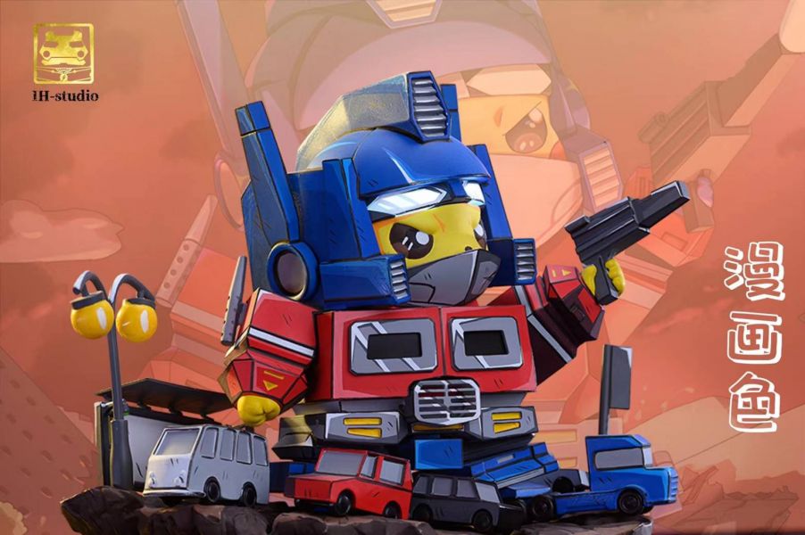 Optimus Prime becomes Pikachu