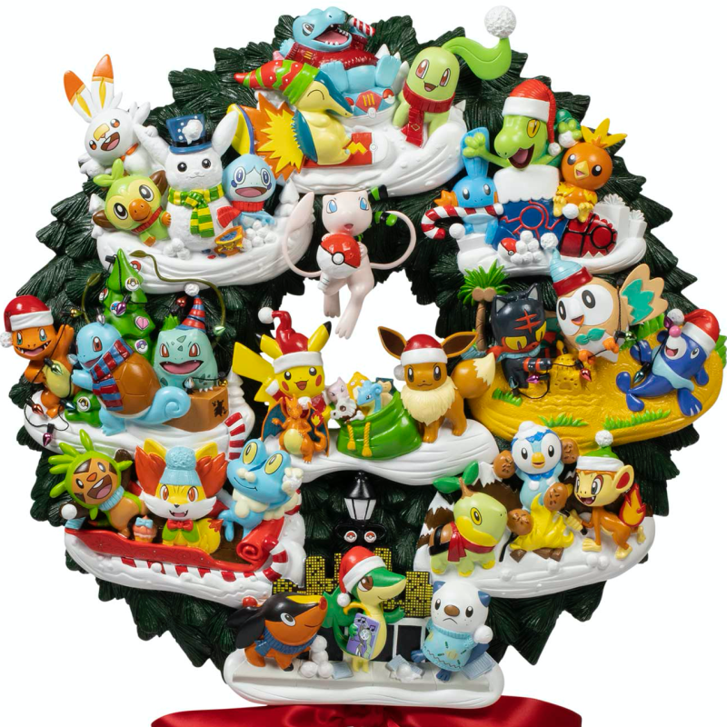 Pokemon Holiday Sculpted Wreath