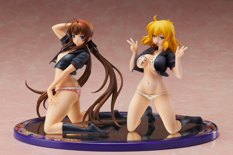 Senran Kagura NEW WAVE G Burst Reproduction Edition Ryobi x Ryona Bare Body Sailor Uniform Ver. Set 1/10