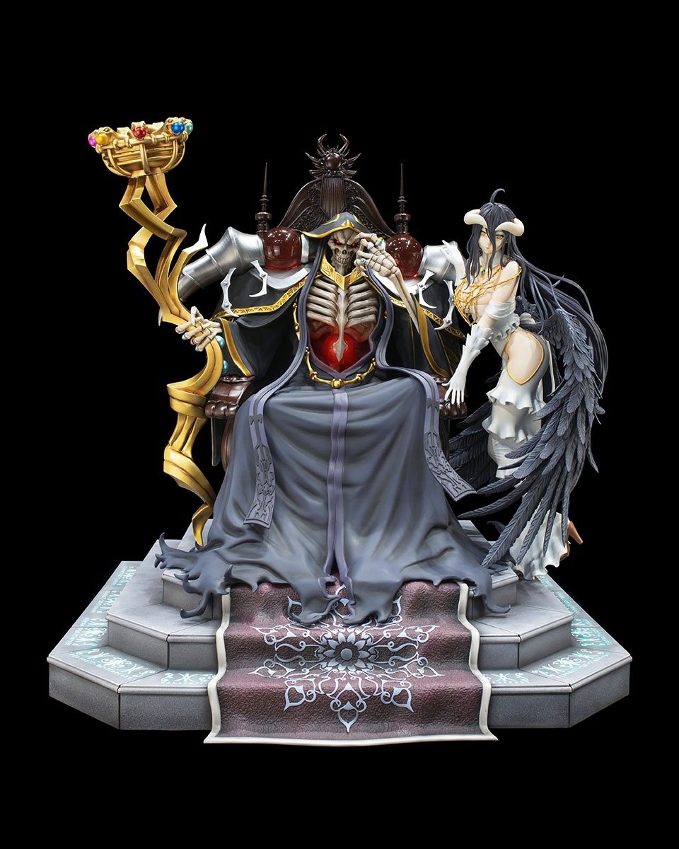 Overlord - Ainz Ooal Gown & Albedo 1/4