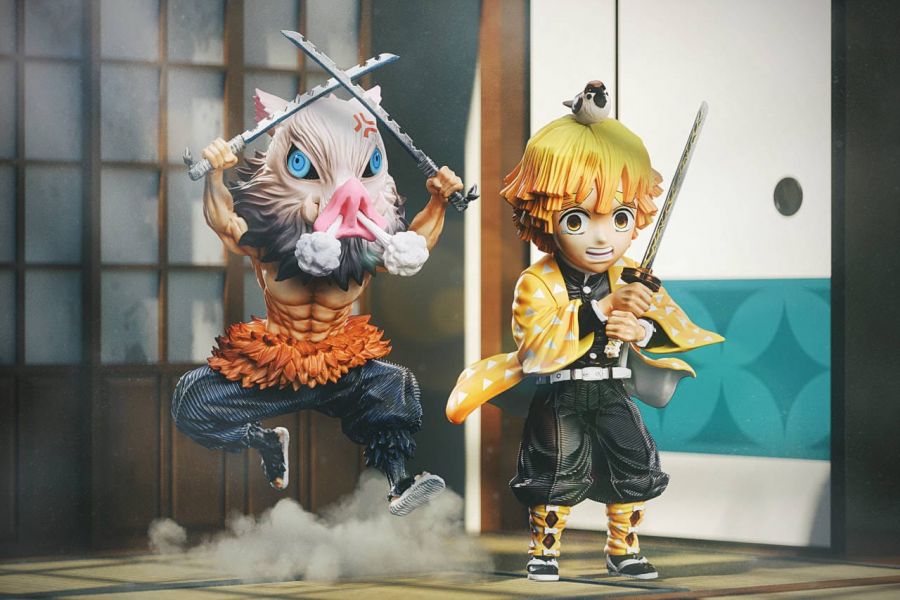 Angry Inosuke & Coward Zenitsu