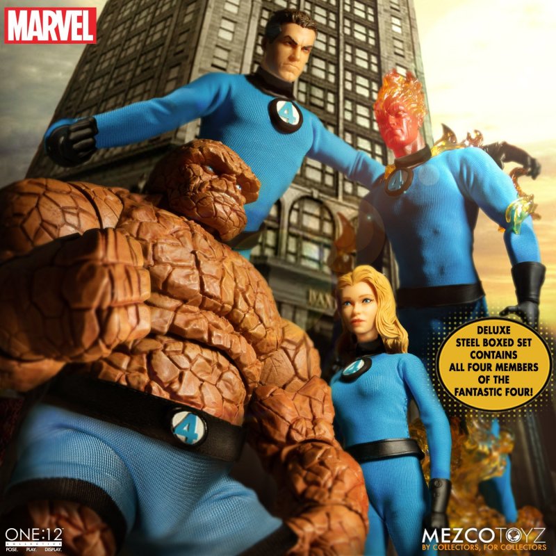 ONE:12 COLLECTIVE Fantastic Four Deluxe Steel Box Set