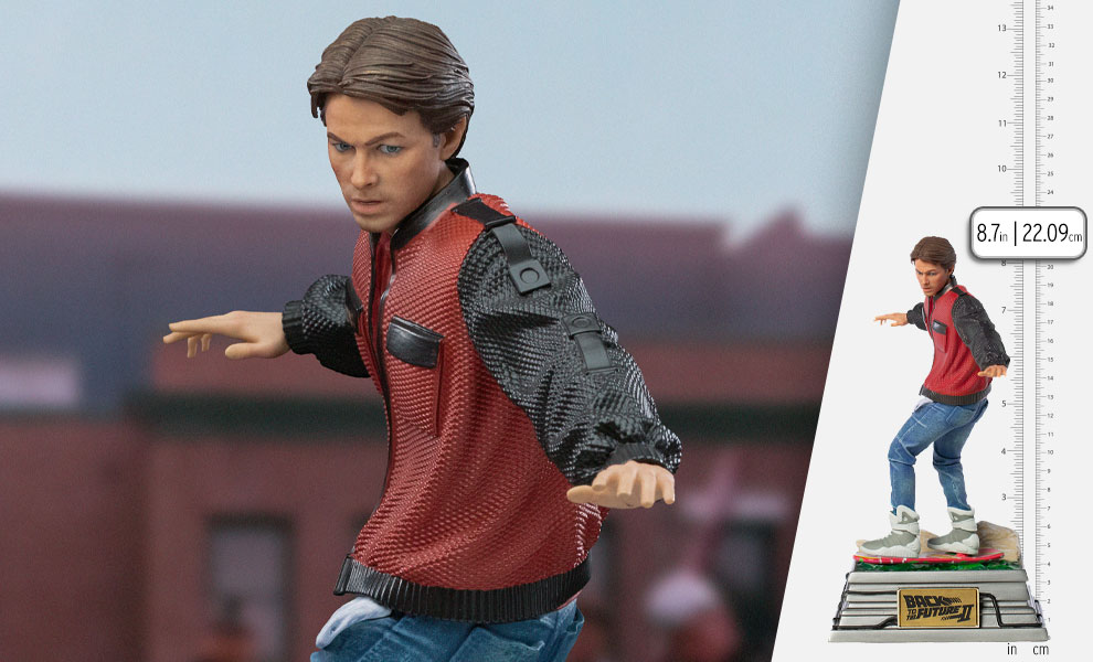 Marty McFly on Hoverboard