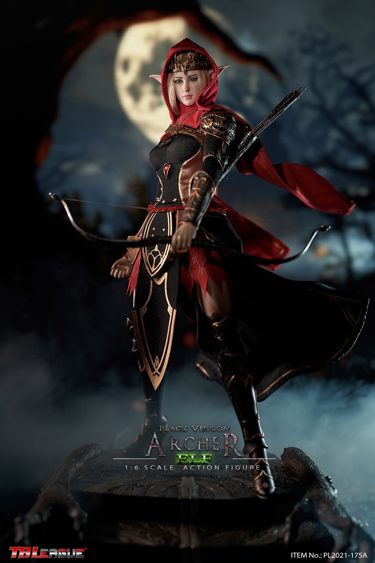 Elf Archer (Black) 1/6