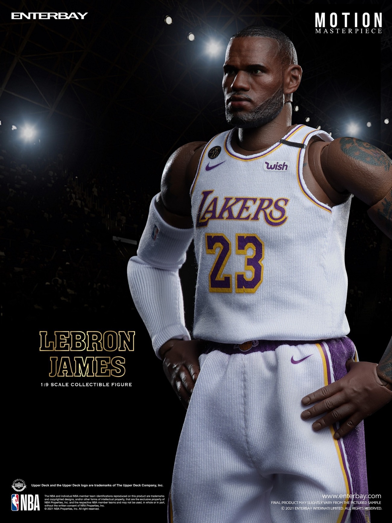 Motion Masterpiece-NBA Series LeBron James Wax 1/9