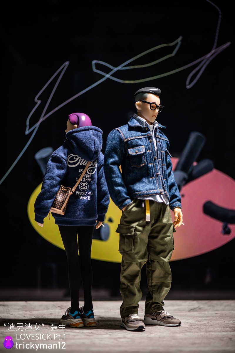 Trickyman12 - 1/6 Slacks Men and Women series of trendy action figures