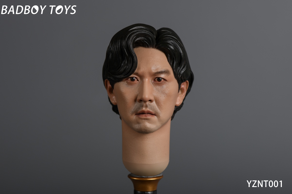 Asian Male Head Sculpture Lee Jung Jae 1/6