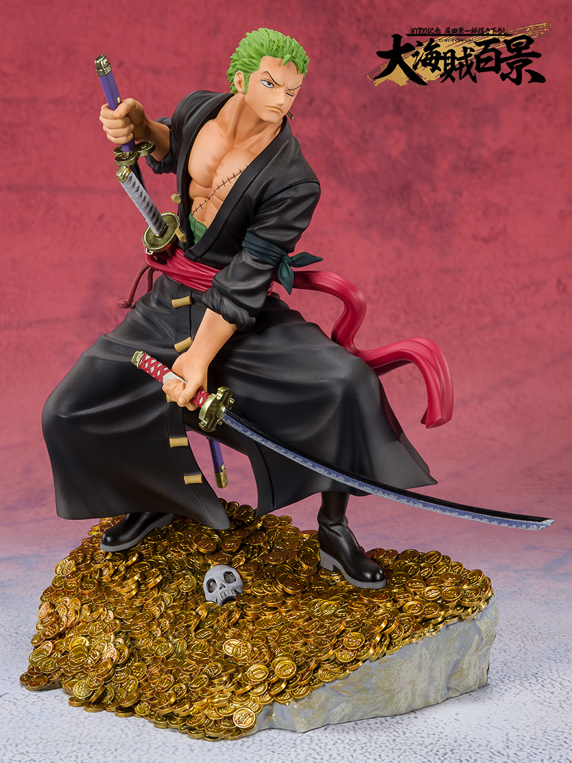 One Piece - Figuarts ZERO Roronoa Zoro -WORLD TOP 100 Memorial the Great Pirates Drawn by Eiichiro Oda-