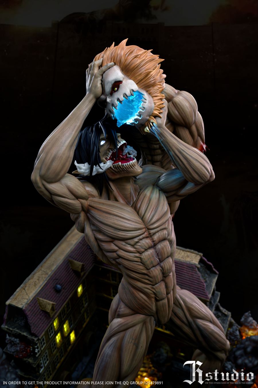 Eren Titan vs Warhammer Titan – Attack on Titan