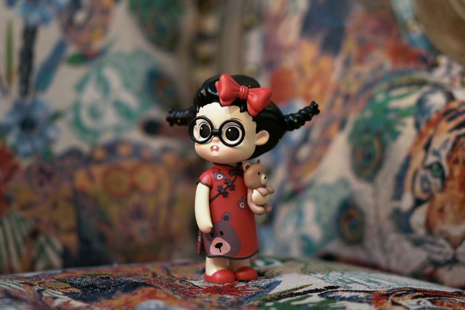 Mashed Potato Suvi Cheongsam (Red)