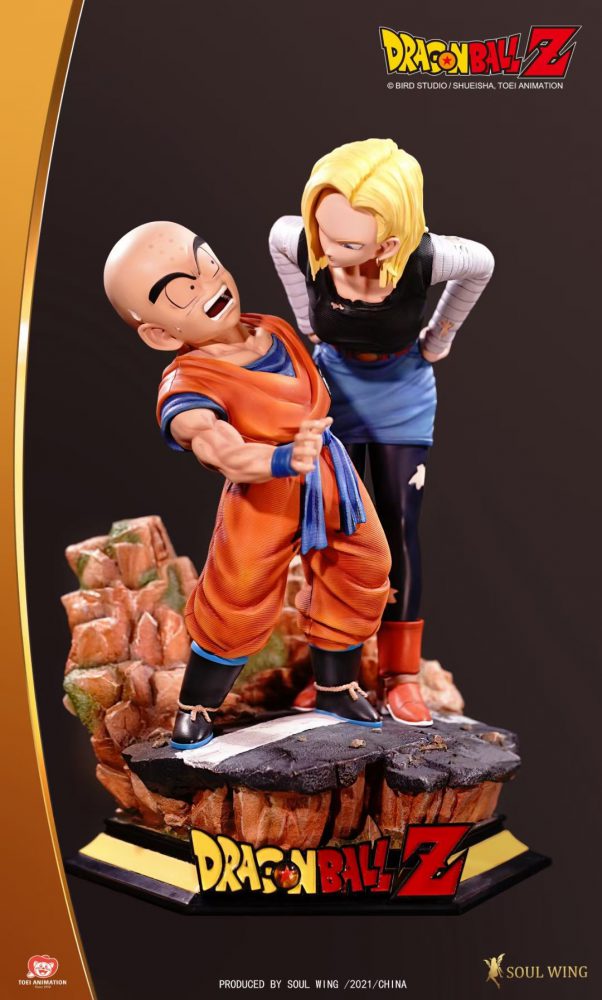 Krillin and Android 18 - Dragon Ball Z