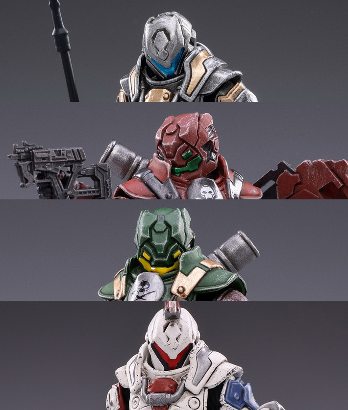 First Legion of the Star Federation - Steel Black Scythe/Steel Red Blade/Steel Youyan/Steel Cangshuang 1/18