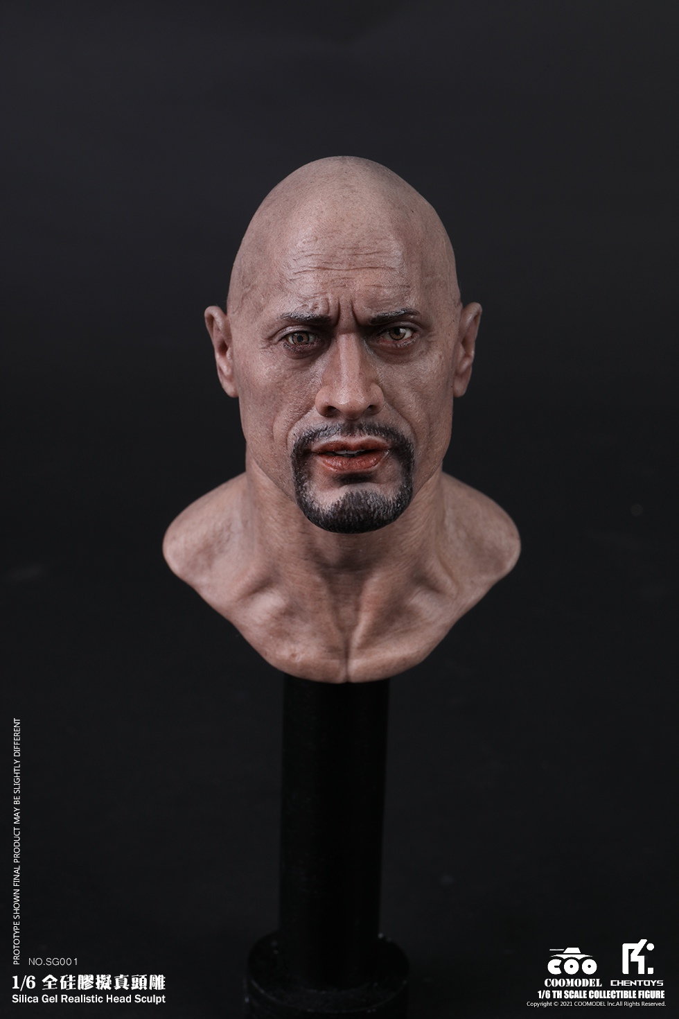 SILICA GEL REALISTIC HEAD SCULPT
