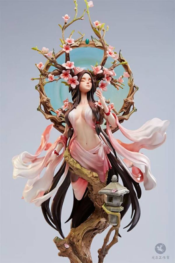 Original sculpture Flower Language Peach Blossom