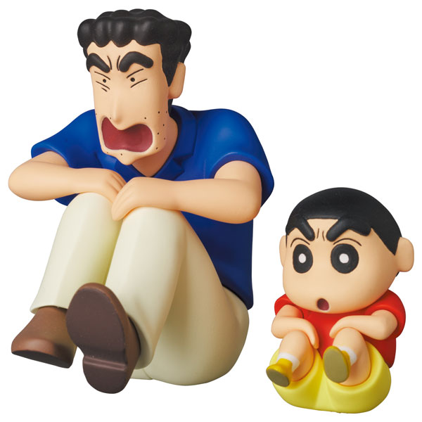 Ultra Detail Figure No.639 UDF Crayon Shin-chan Series 3 Ketsudakearuki Hiroshi & Shinnosuke