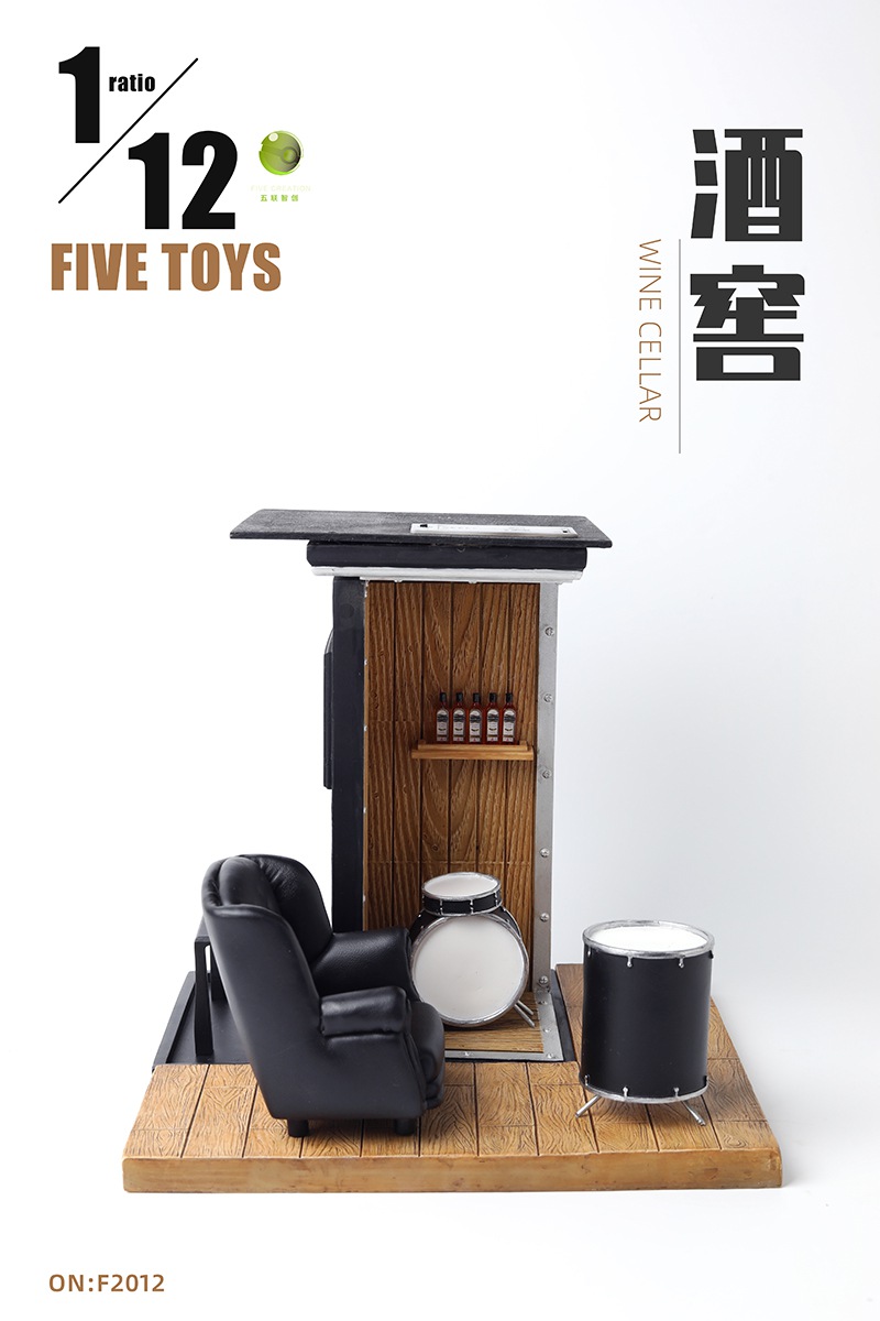 wine cellar scene with sofa wine bottle table 1/12