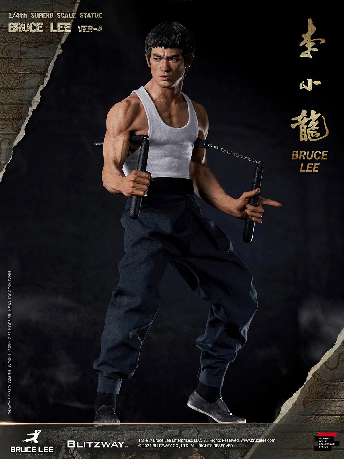 Bruce Lee Statue Fourth Edition 1/4