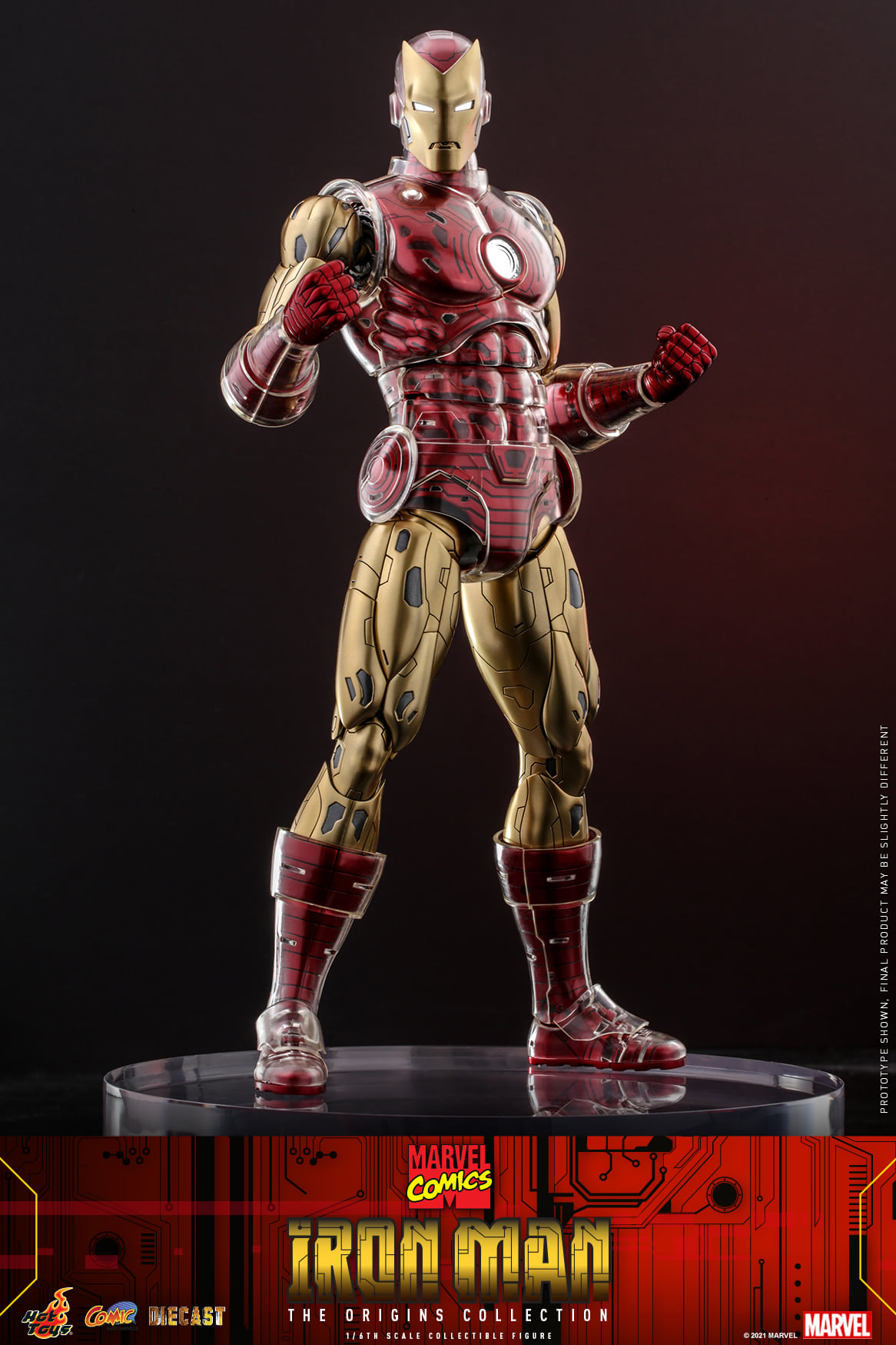 MARVEL COMICS IRON MAN [THE ORIGINS COLLECTION] 1/6 Deluxe