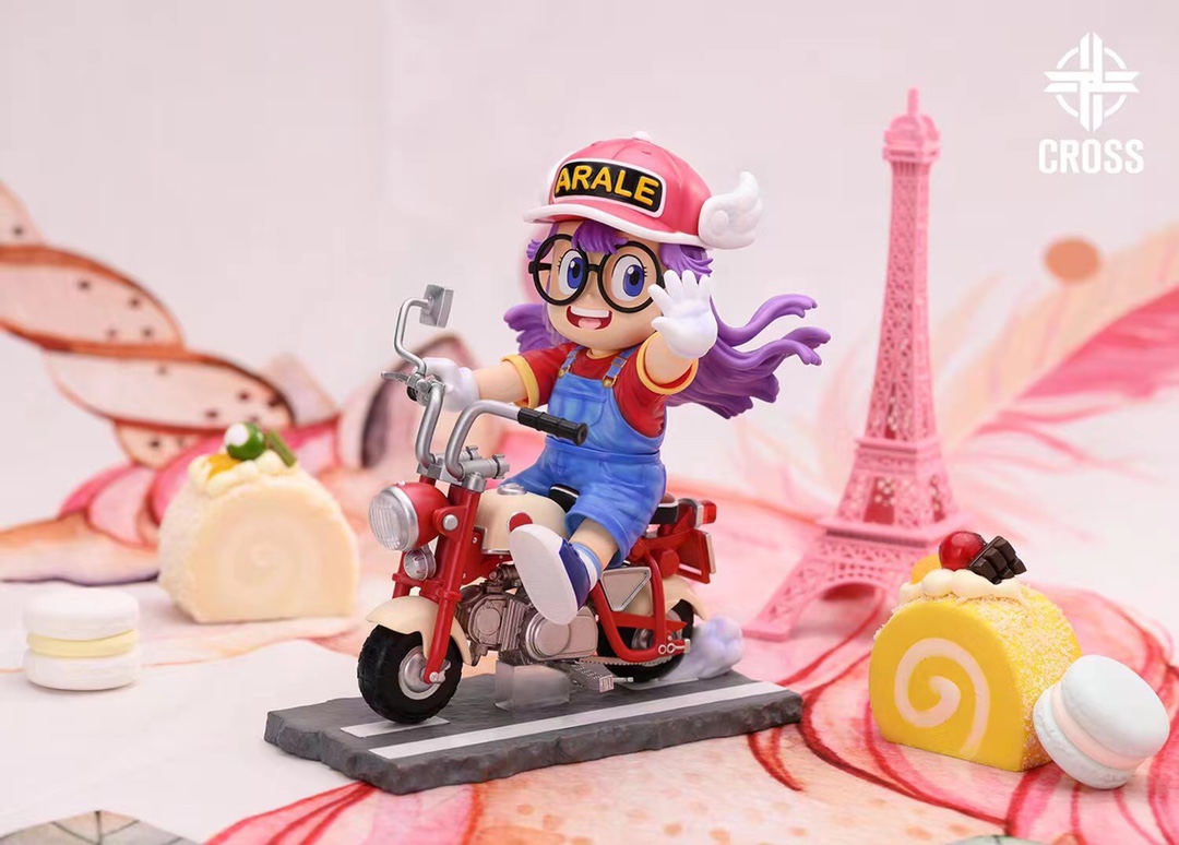 Arale on bike - Dr. Slump