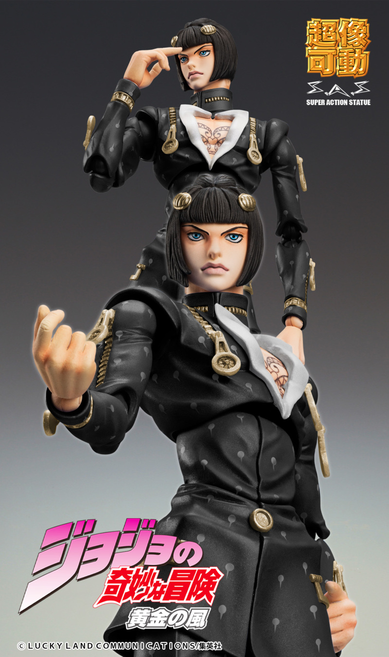 JOJO's Bizarre Adventure - Super Action Statue Bruno Bucciarat Black Ver
