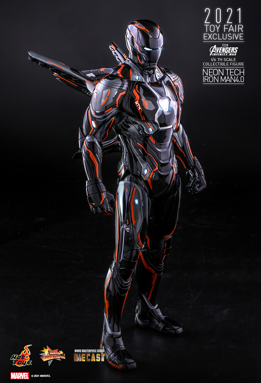 AVENGERS: INFINITY WAR - NEON TECH IRON MAN 4.0 1/6