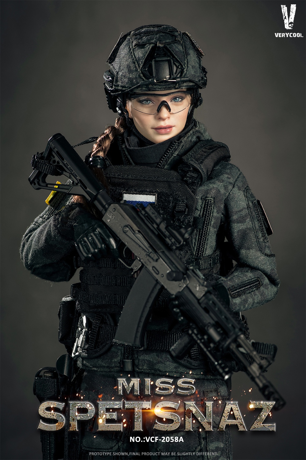 MCB Camouflage - Russian Special Combat Women Soldier Miss Spetsnaz