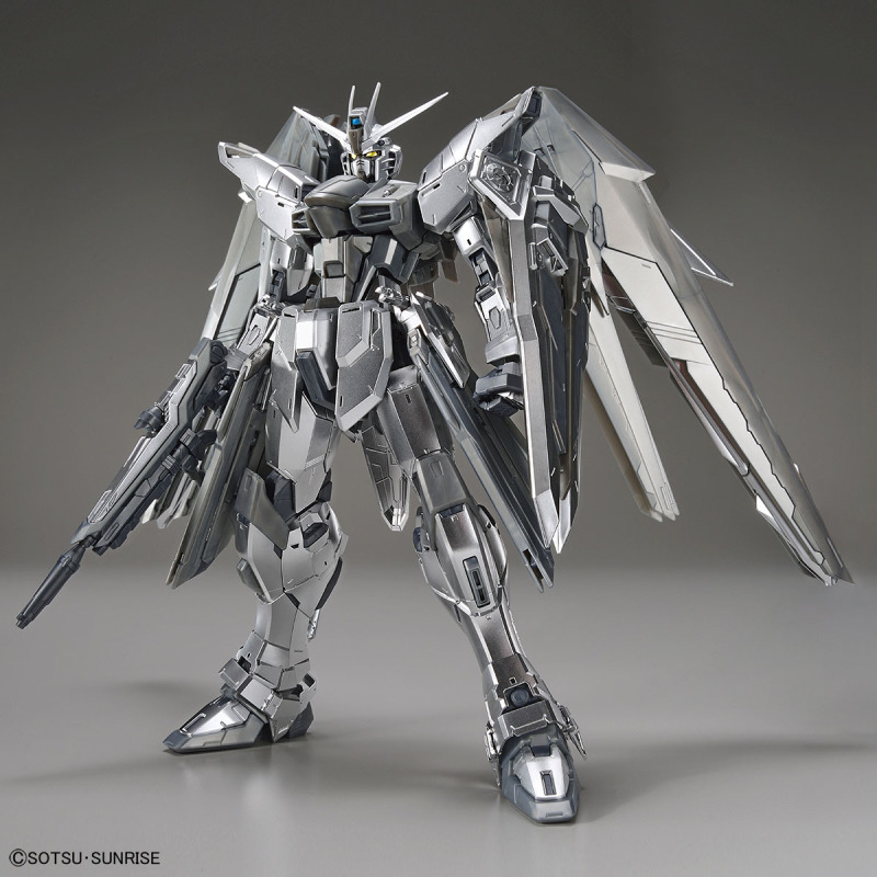 MG 1/100 Gundam Base limited edition Freedom Gundam Ver.2.0 [Silver coating]