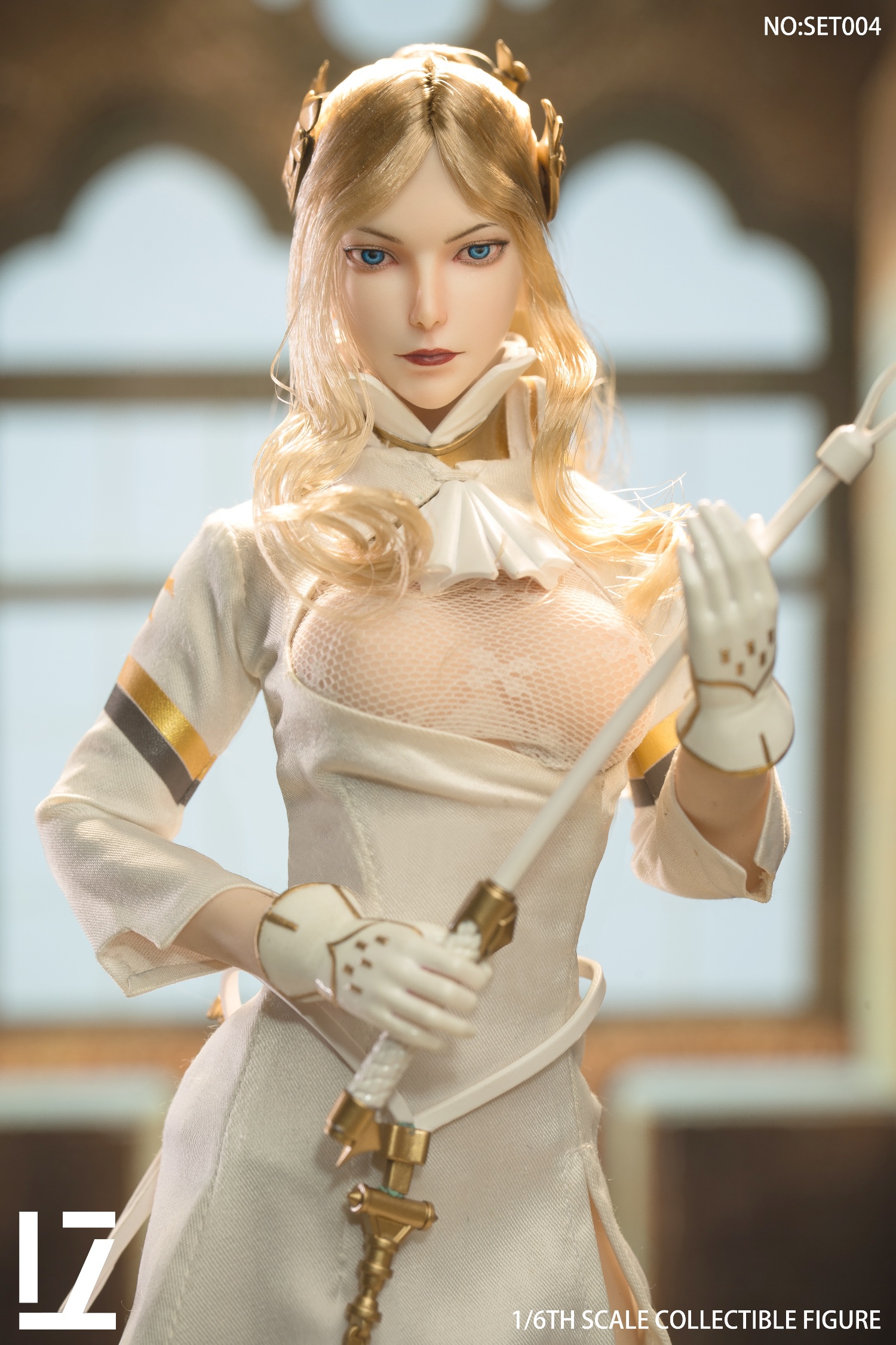 Robot Wars Commander Head Sculpt Costume Set White & Black 1/6