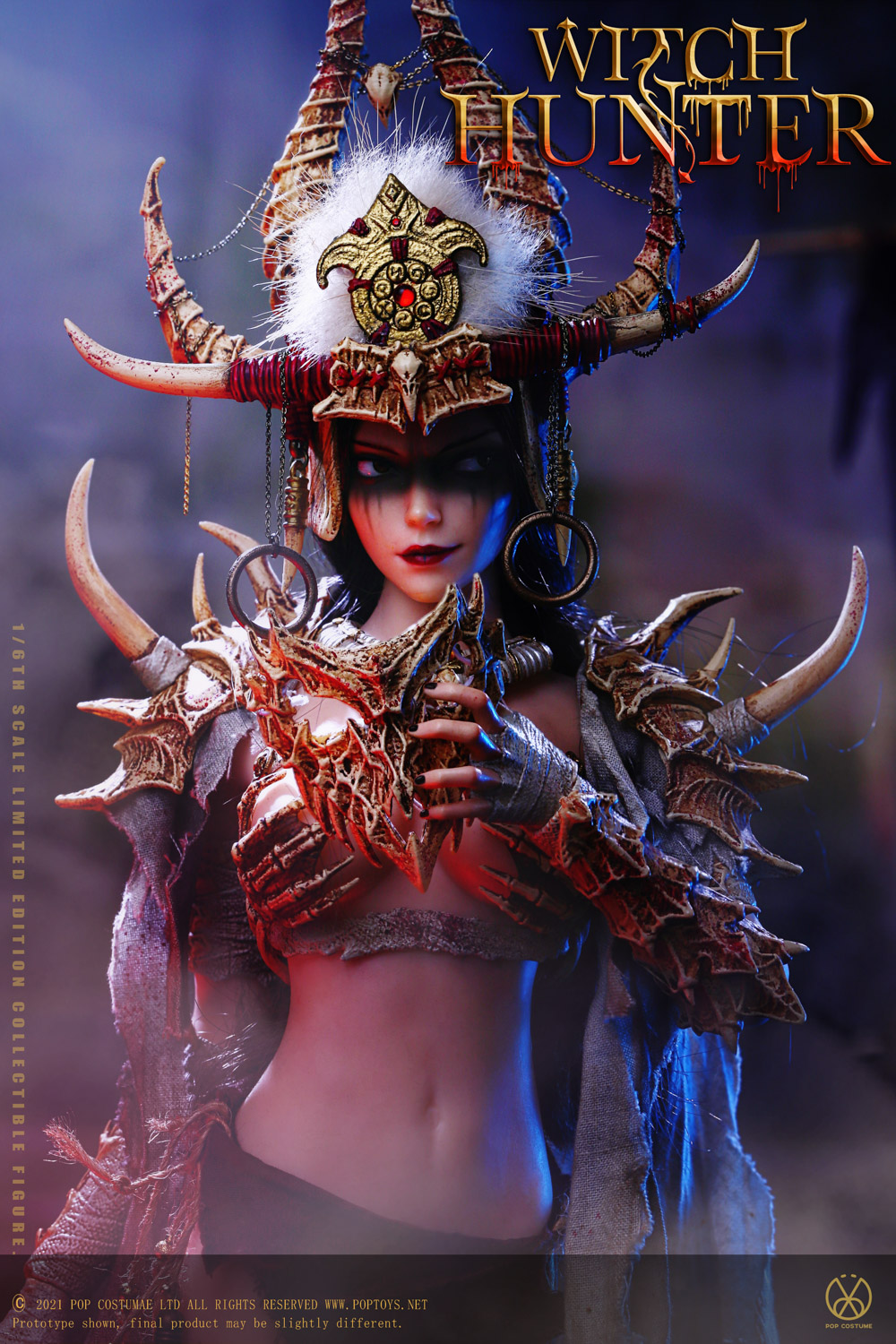 WH002 Bloody Shaman Aphaia Black Shaman 1/6