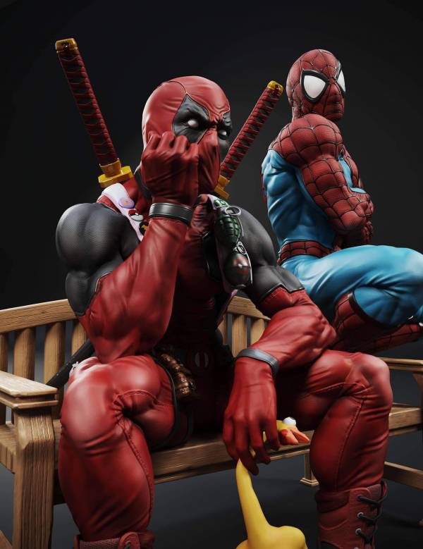 Custom Spiderman & Deadpool