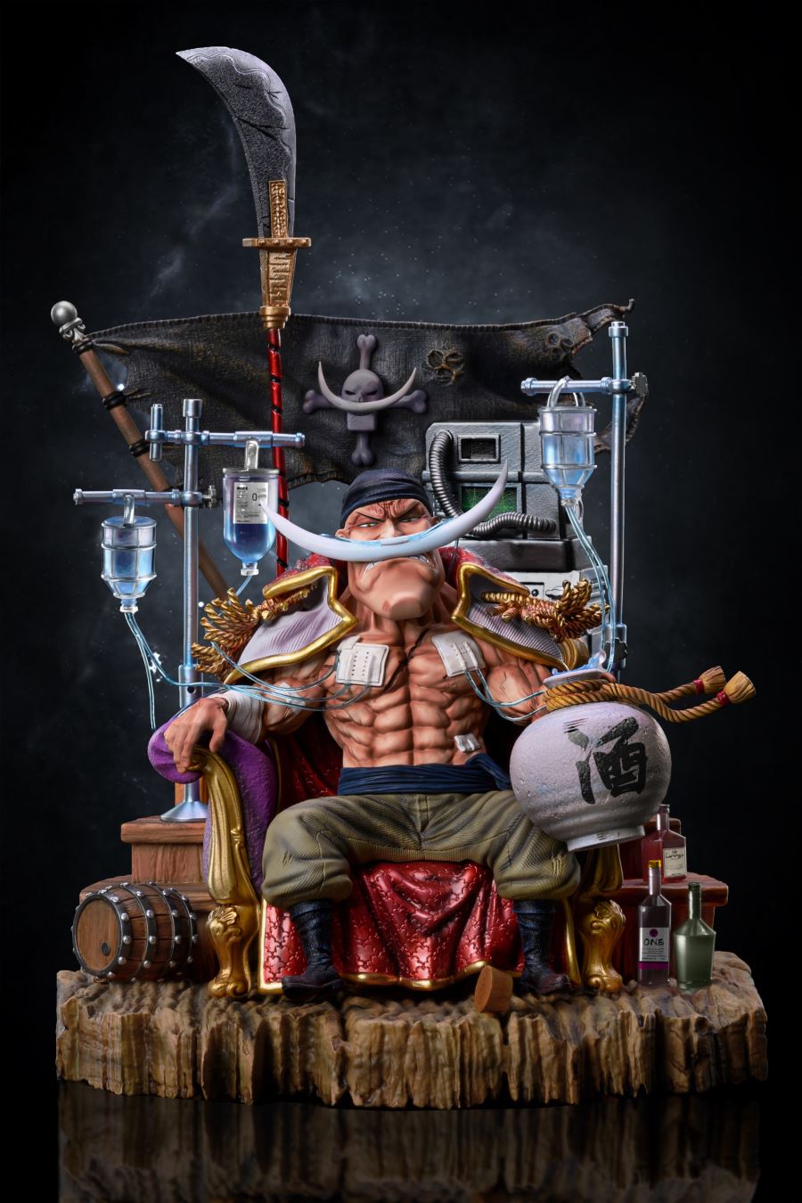 Hospitalized White Beard – One Piece