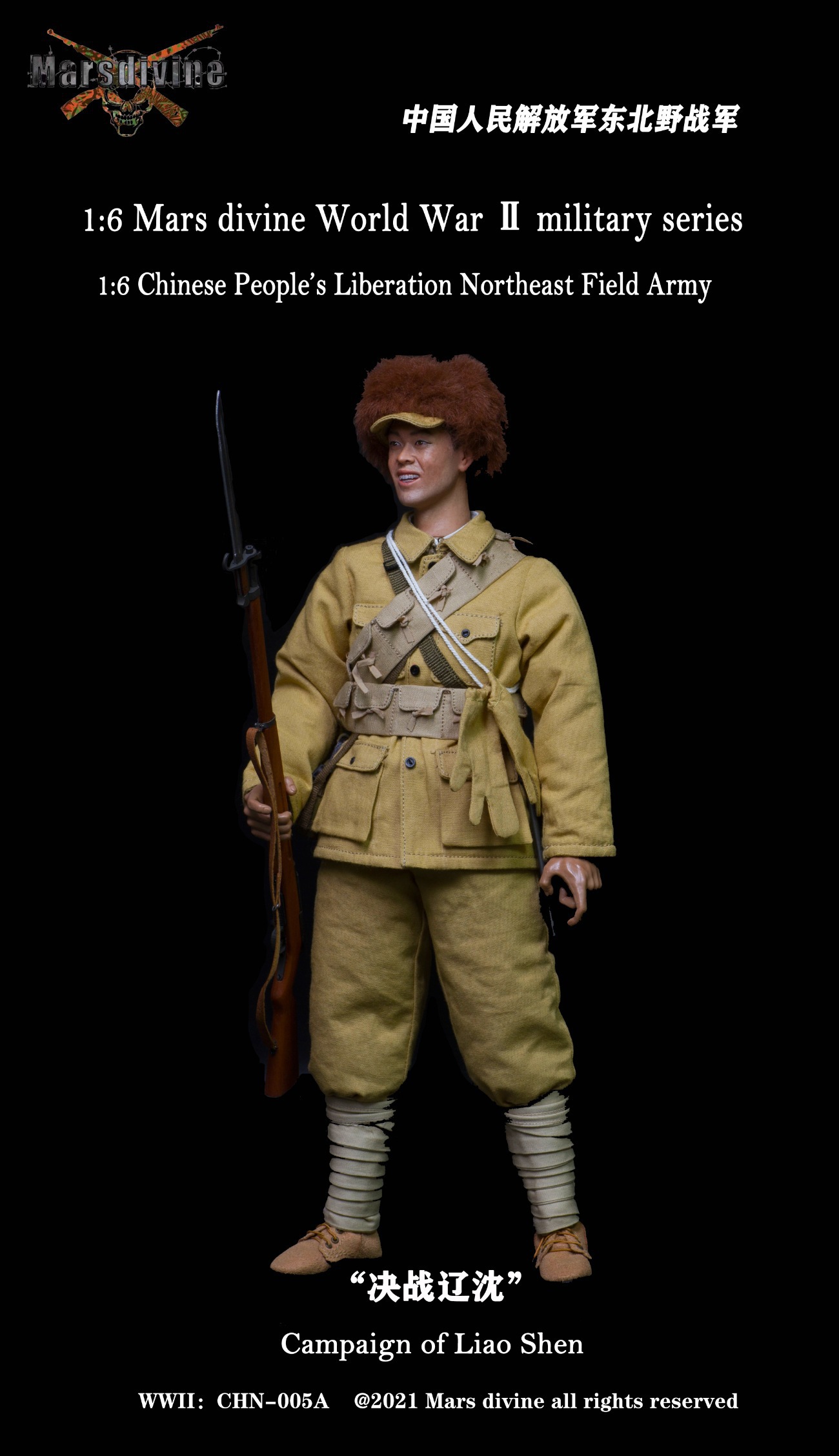 Chinese People's Liberation Northeast Field Army 1/6