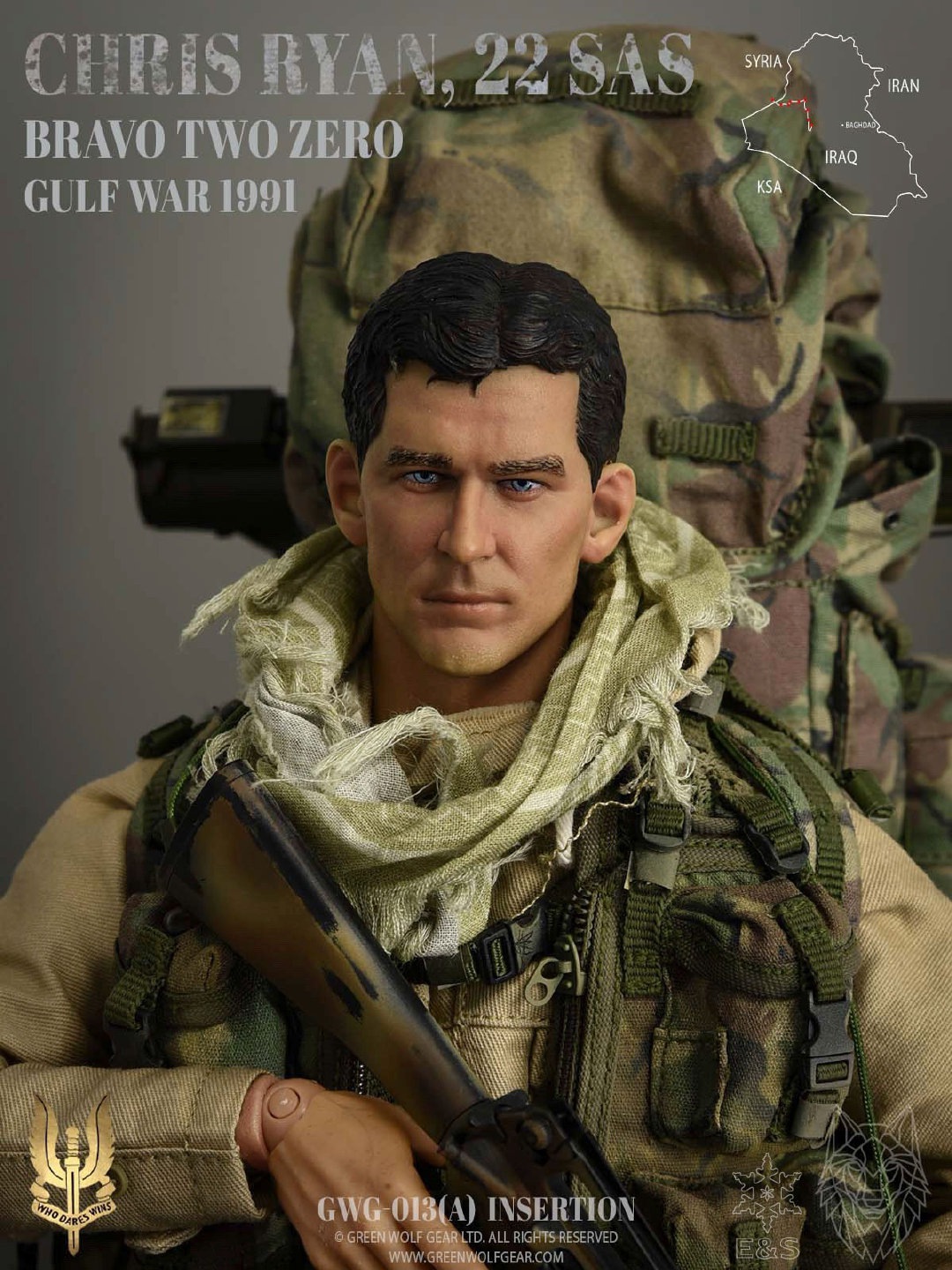 SAS Bravo Two Zero team - Chris Ryan 1/6